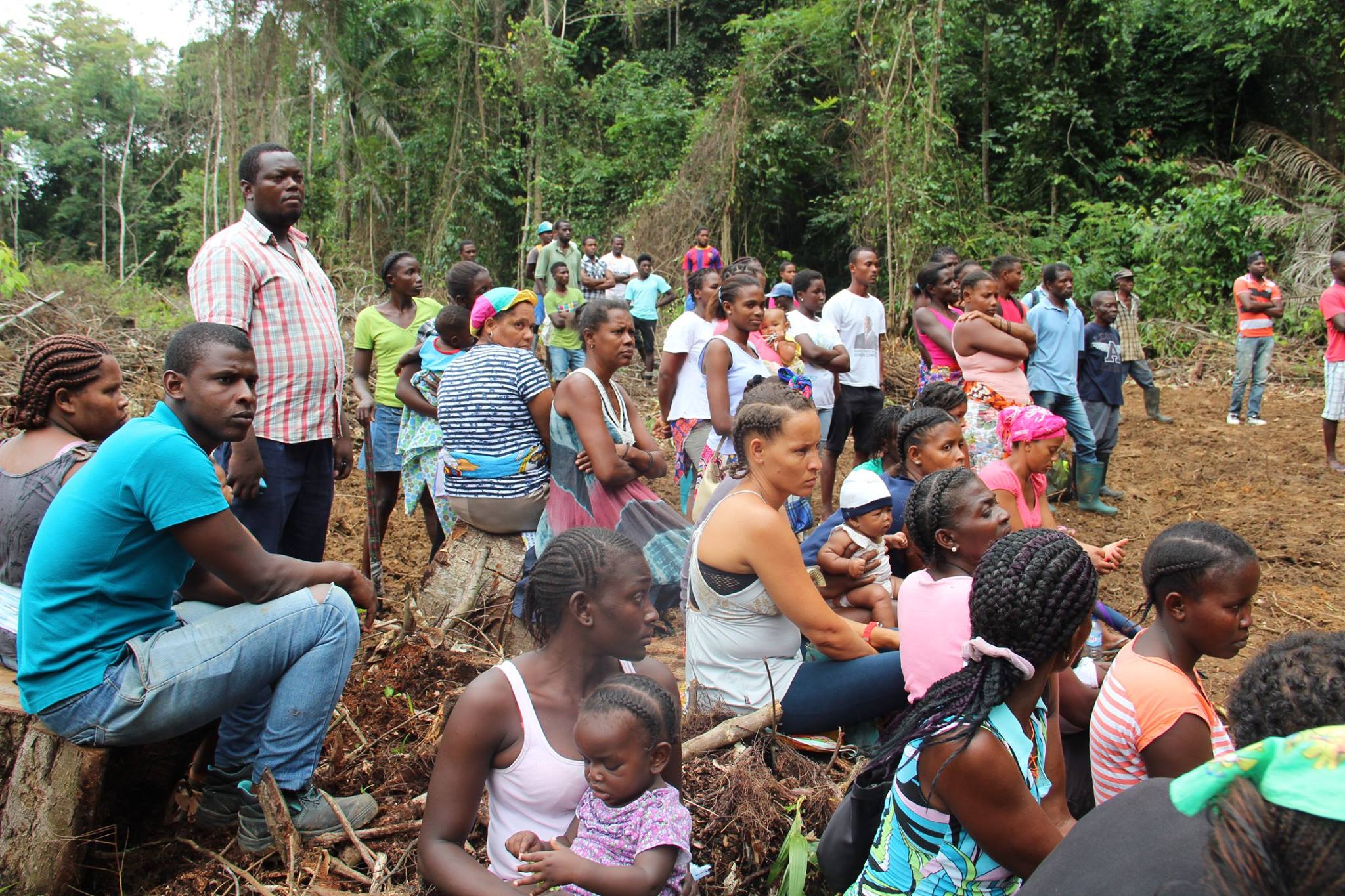 Project Launch with partners and Roca Sundy Community 