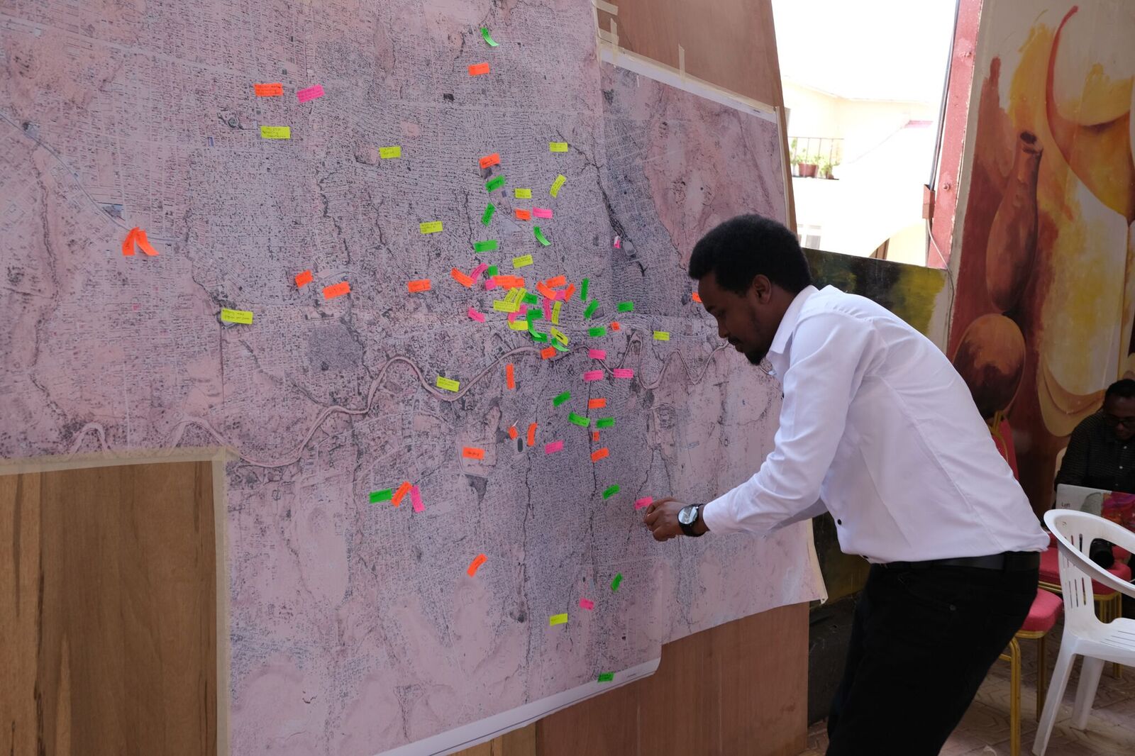 Participants make a "Memory Map" of their city.