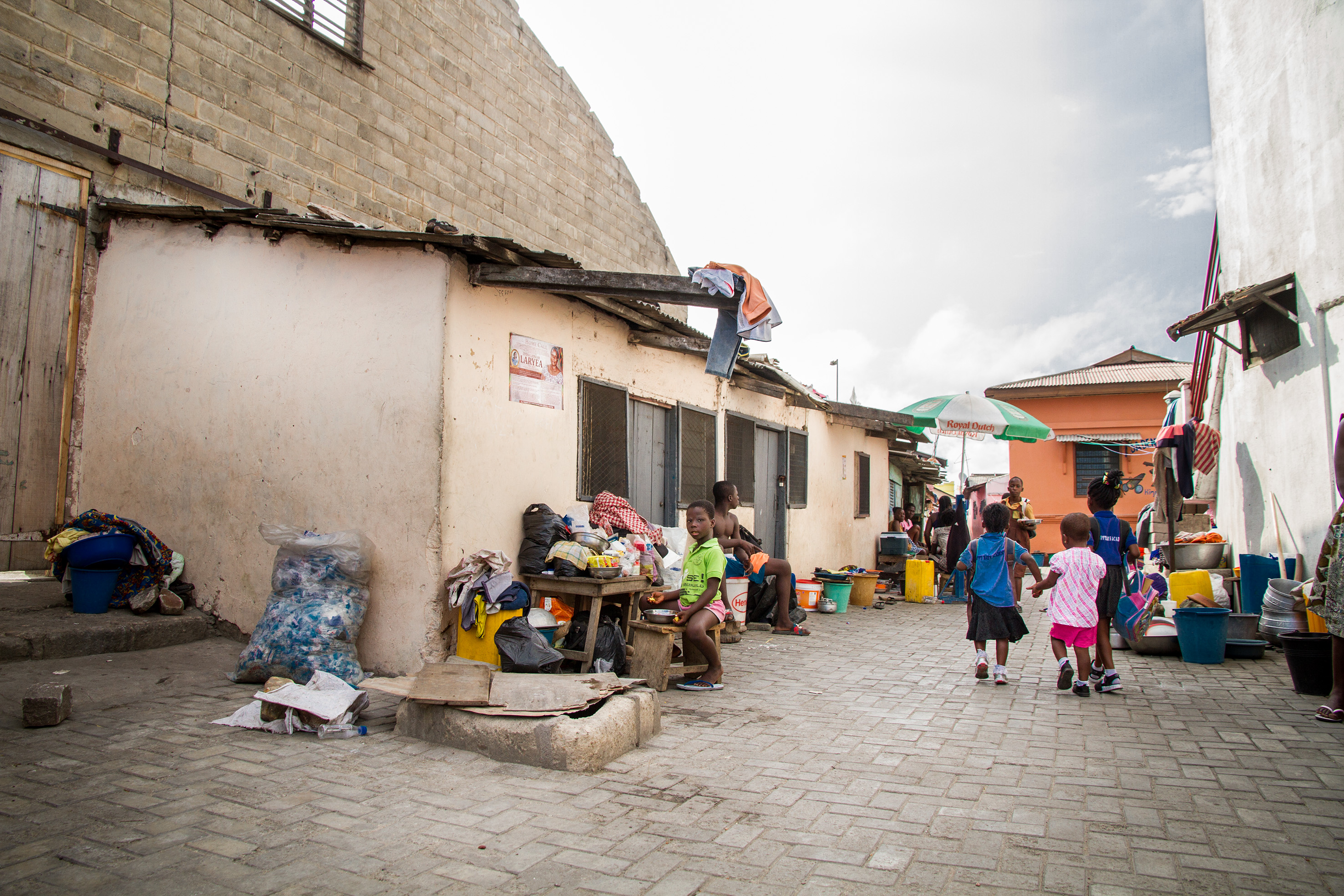 The newly paved streets and sidewalks allow access all year round.