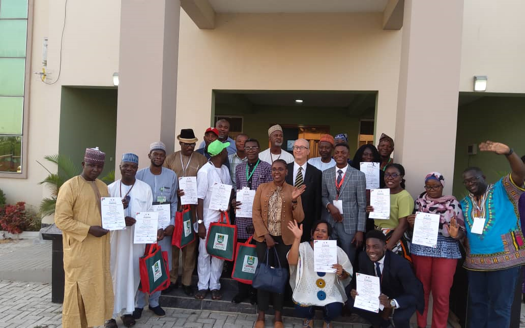 Participants presented with Certificates and Souvenirs