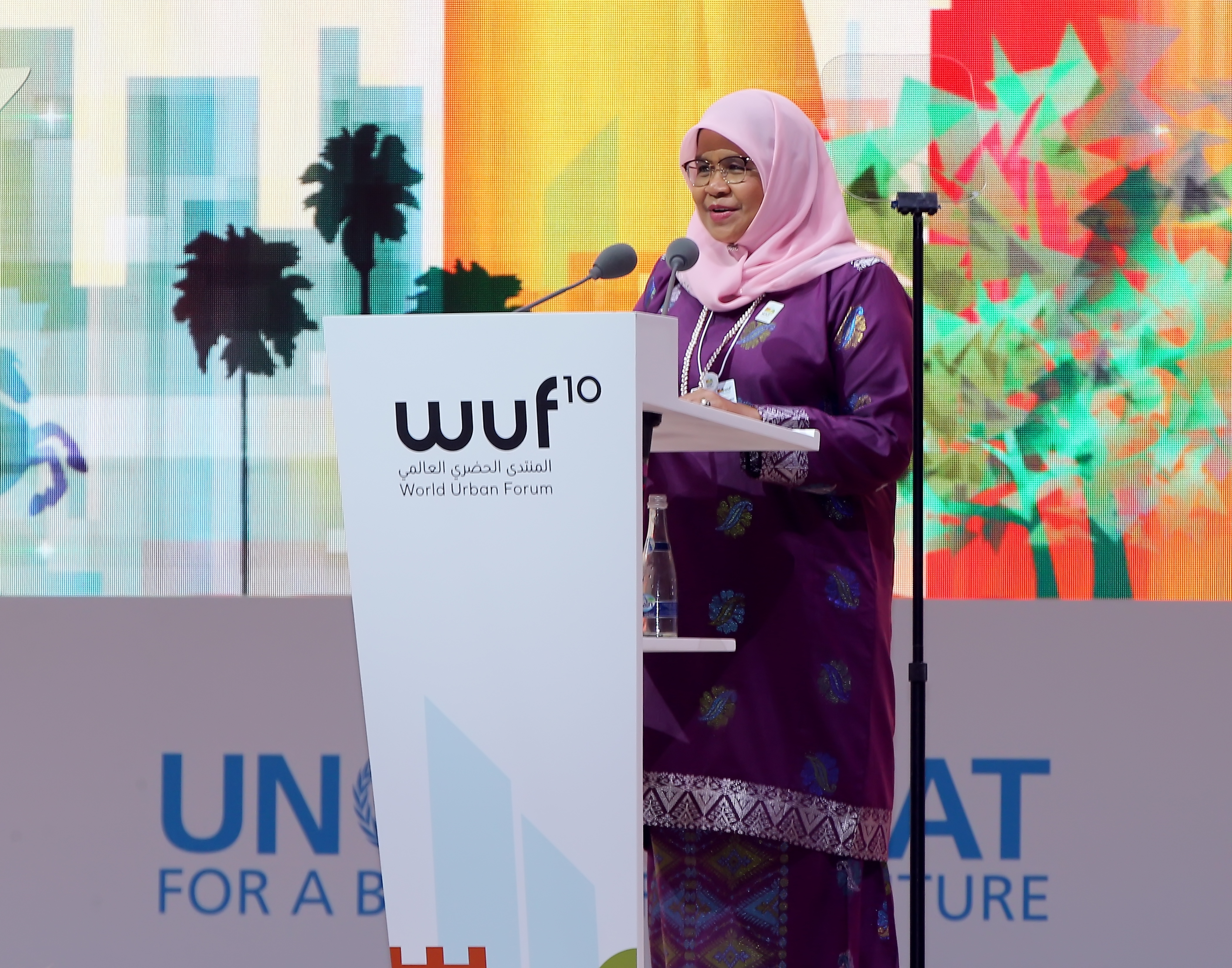 The Executive Director of UN-Habitat, Ms. Maimunah Mohd Sharif.