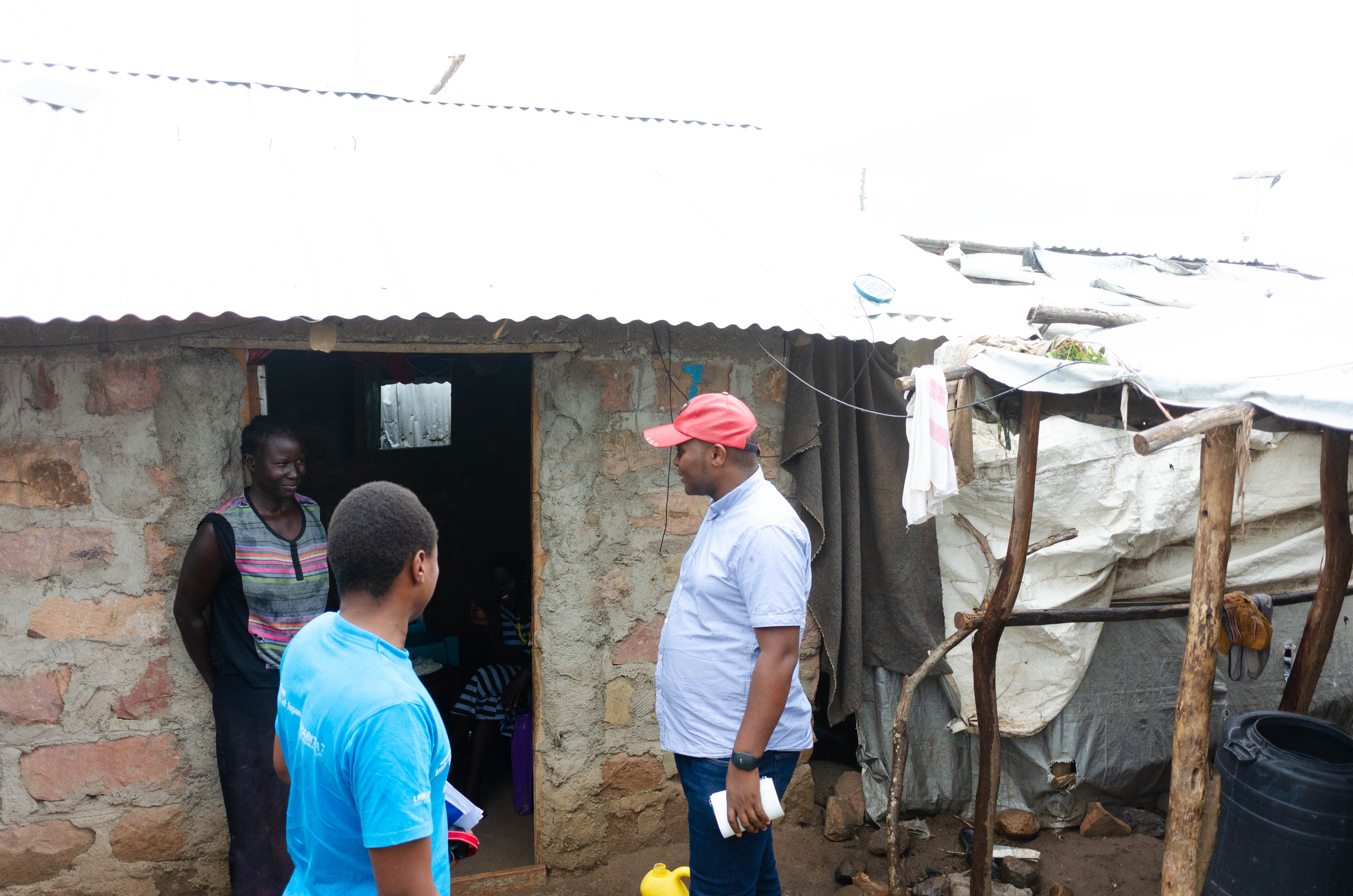 UN-Habitat Kakuma Field Office assessing ground conditions and interviewing residents in the area