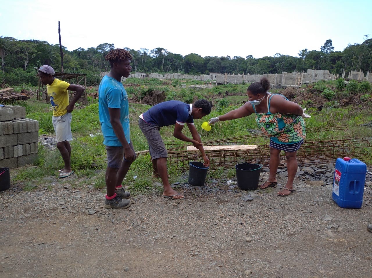 UN-Habitat executes a model safe project in Sao Tome in the middle of the COVID-19 pandemic