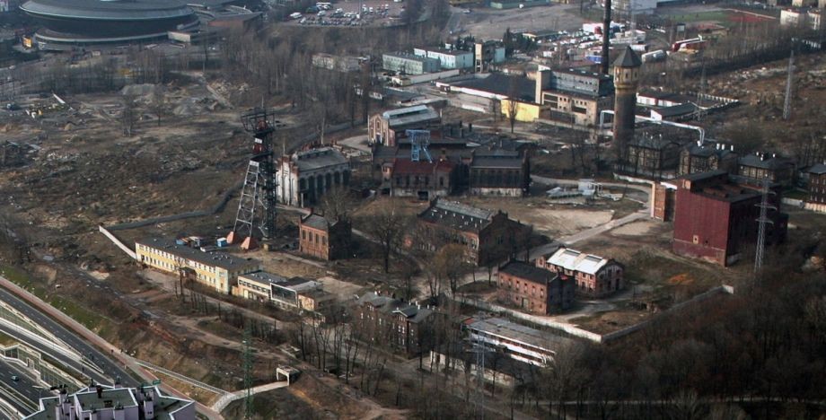 The large mine that was on the site where Katowice now boasts a large conference center, museum and symphony. (Photo courtesy mayor's office)