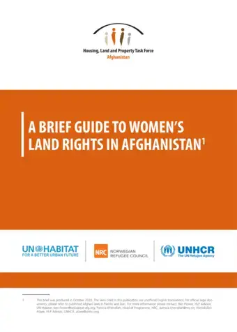 A Brief Guide to Women's Land Rights in Afghanistan 