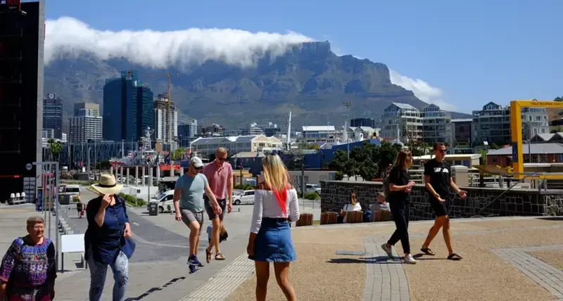 Overview of Cape Town, South Africa