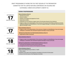 Draft-programme